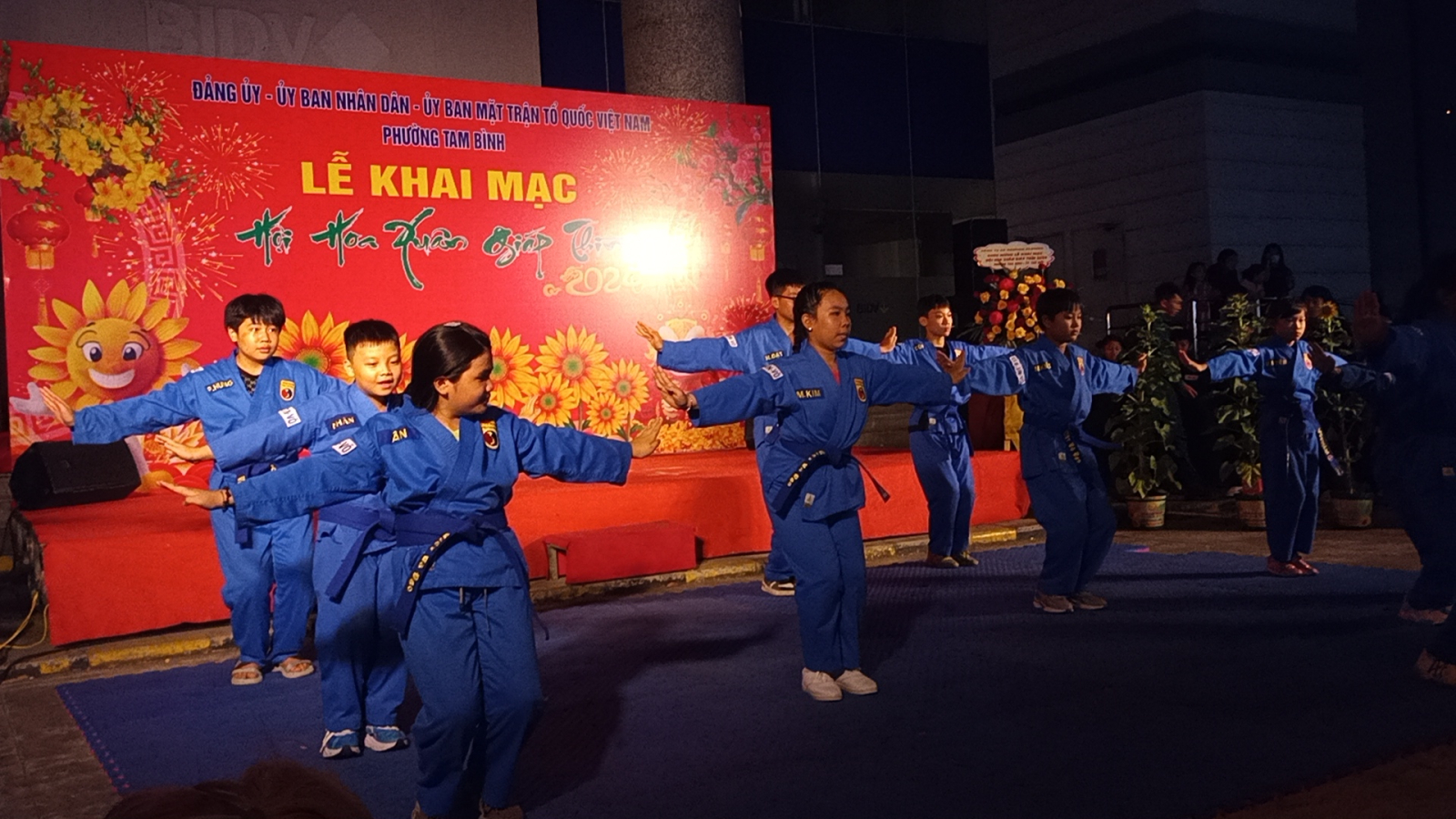 Biểu diễn hội hoa xuân Phường Tam Bình 2023